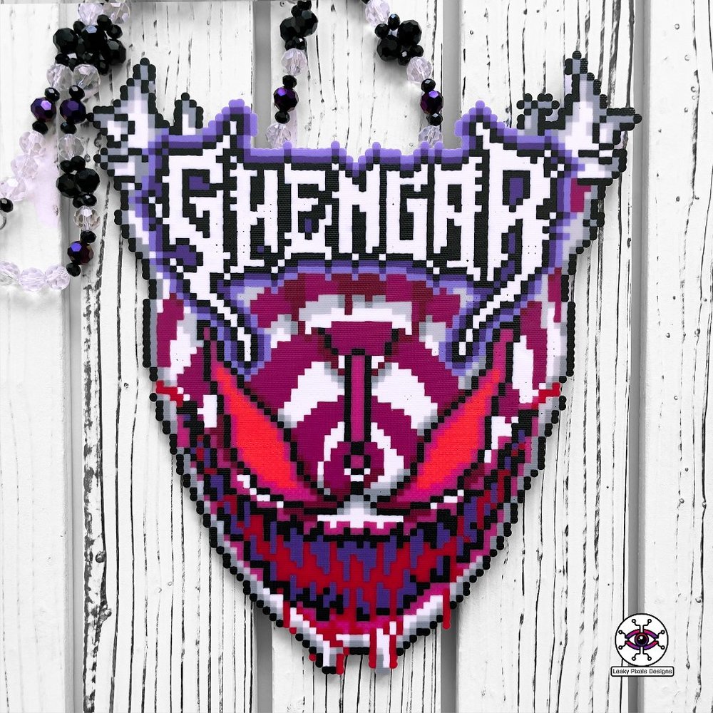 Ghengar Ghastly Perler Necklace